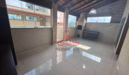 Cobertura com 3 dormitórios à venda, 76 m² por R$ 785.000,00 - Vila Valparaíso - Santo André/SP