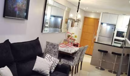 Apartamento com 2 dormitórios à venda, 56 m² por R$ 479.000,00 - Vila Valparaíso - Santo André/SP