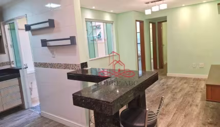 Apartamento com 2 dormitórios para alugar, 53 m² por R$ 2.959/mês - Vila Alpina - Santo André/SP
