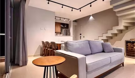 Apartamento duplex no Brooklin 87 m² - 1,200 m do Metrô Brooklin