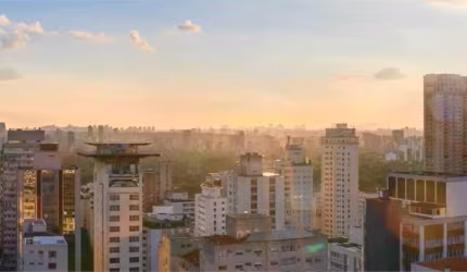 Vista para o Clube Paulistano