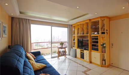 Apartamento venda Perdizes, 106 m², 3 quartos 1 suíte, 2 salas, 2 vagas e lazer completo.