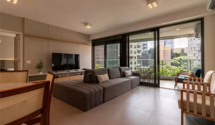 Apartamento ao lado da Estação Oscar Freire mobiliado, 1 suíte, 1 vaga, lazer!