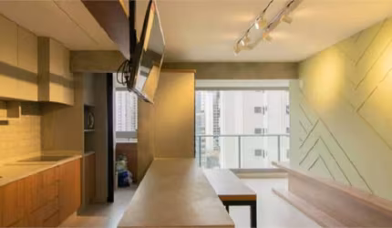 Apartamento à venda de 71 m² em Moema de 2 quartos sendo 1 suite e 1 vaga.