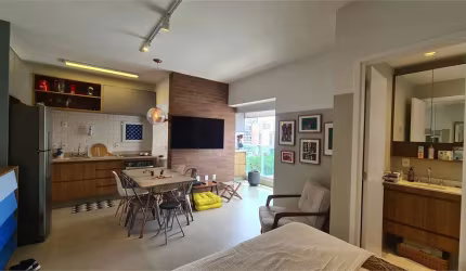 Apartamento Studio Loft de 34m² 1 vaga em condomínio com lazer na próximo a praça Benedito Calixto.
