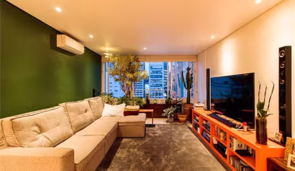 Apartamento venda Reformado Jardim Paulista, 2 Suítes, 3 salas e 2 Vagas