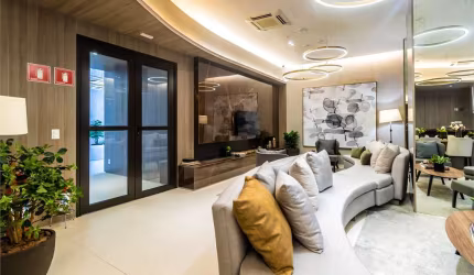 Apartamento 310m2 NOVO! Rua Tranquila 4 Suítes e 4 vagas No Contra Piso em Andar Alto. Oportunidade!