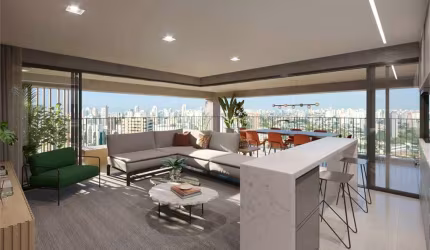 Apartamento Residencial Perdizes com 03 suítes e 02 vagas de garagem