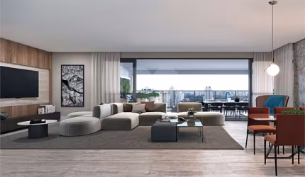 Apartamento novo no maior complexo multiuso de São Paulo