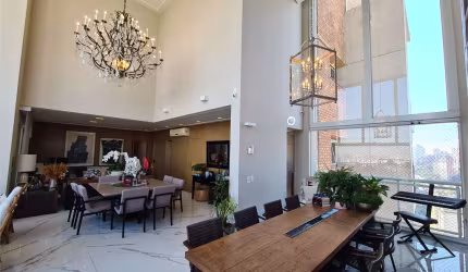 Apartamento á venda Ibirapuera vista aberta para o parque 367 m² 3 suítes 5vagas