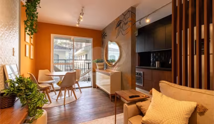 Apartamento MOBILIADO à venda de 59 m² na Chácara Klabin com 2 quartos sendo 1 suíte e 1 vaga.