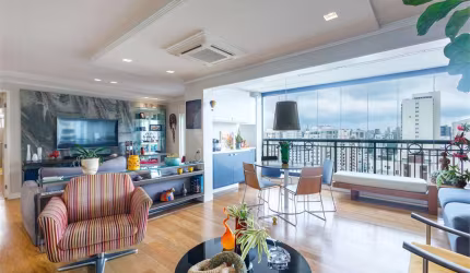 Apartamento à Venda em Moema Pássaros - 126m², 3 Dormitórios, 1 Suíte, 2 Vagas - Palais Blanc Moema