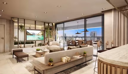 Apartamento no Infinity Brooklin | 160m² + Terraço descoberto | 3 Suítes | 2 vagas