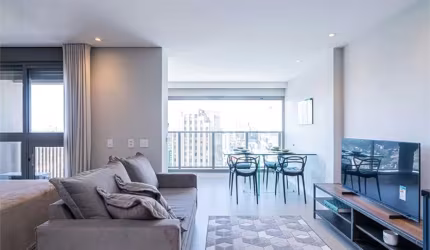 Apartamento Mobiliado no Itaim em prédio novo