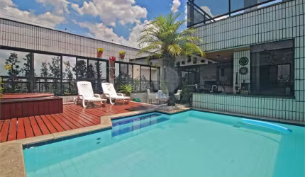 Vende Cobertura duplex Brooklin! Com piscina e churrasqueira 256 m²  .