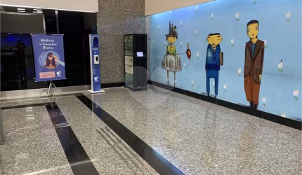 Laje em vão livre em  Imponente prédio comercial na Av. Paulista