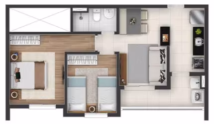 Apartamento em Nova Aldeinha/Aldeia - Barueri SP