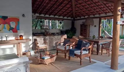 Casa Térrea estilo Trancoso , muito charme , construção nova toda super bem decorada. pronta para morar.