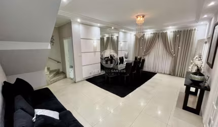 Sobrado com 3 dormitórios à venda, 188 m² por R$ 1.350.000,00 - Vila Belmiro - Santos/SP