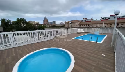 Apartamento com 2 dormitórios à venda, 69 m² por R$ 530.000,00 - Aparecida - Santos/SP