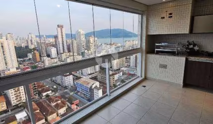Apartamento à venda, 3 quartos, 3 suítes, 3 vagas, Embaré - Santos/SP