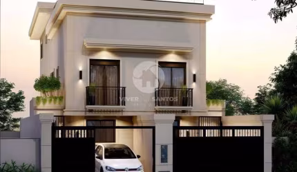 Maravilhoso Sobrado Triplex Novo com Piscina à Venda – Boqueirão – Santos SP
