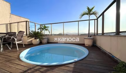 Cobertura com 3 dormitórios à venda, 165 m² por R$ 720.000 -  Estrada do Guanumbi - Freguesia de Jacarepaguá - Rio de Janeiro/RJ
