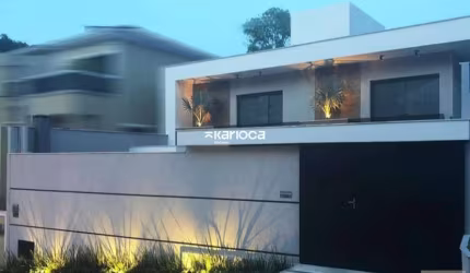 Linda casa em condomínio para comprar de 3 quartos em estilo contemporâneo