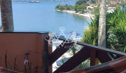 Apartamento vista mar  à venda, condomínio lazer completo, Pontal da Cruz, São Sebastião, SP