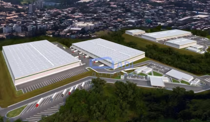 Galpão Industrial/Logístico Padrão AAA - Condomínio Fechado - Locação - 7.676 m² - Rodoanel - Taboão da Serra - SP