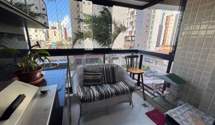 Apartamento mobiliado 85 m² -  03 quartos s/ 01 suite  - Manaira - João Pessoa PB