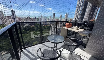 Apartamento Porteira Fechada - 02 suítes - 02 vagas - Depósito privativo - Miramar - João Pessoa/PB