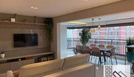 Apartamento 3 dormitórios (137m²), 3 Suítes, 4 Vagas, Terraço. A 350 metros da estação Borga Gato