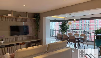 Apartamento 3 dormitórios (137m²), 3 Suítes, 4 Vagas, Terraço. A 350 metros da estação Borga Gato