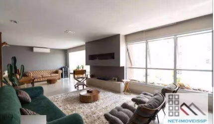 Apartamento 4 Dormitórios (200m²), 3 Suítes, Terraço, 3 Vagas. Próximo do Shopping Jardim Pamplona