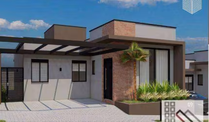 Casa em condomínio 3 Dormitórios (96,99m²), 1 Suíte, 2 Vagas. Belíssima vista panorâmica para a Pedra Grande