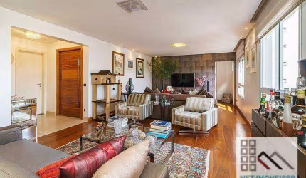 Apartamento 3 dormitórios (210m²), 3 Suítes, 4 Vagas, Varanda gourmet. Próximo do Shopping Vila Olímpia
