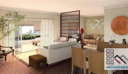 STUDIO 1 DORMITÓRIO (109m²), 2 VAGAS, VARANDA. PRÓXIMO DO CHARMOSO AO PARQUE DO POVO