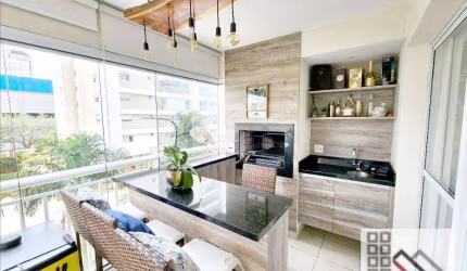 Apartamento 3 Dormitórios (123m²), 1 Suíte, Varanda gourmet, 2 Vagas. Próximo do aeroporto de Congonhas
