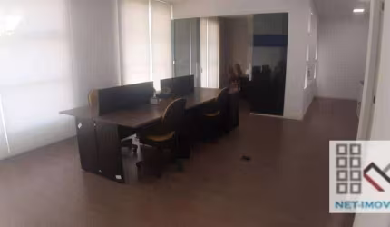 CONJUNTO COMERCIAL (75m²), 2 BANHEIROS, 2 VAGAS, MOBILIADO, TERRAÇO. A 200 METROS DO SHOPPING MORUMBI