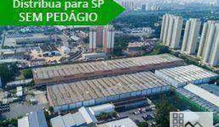 Galpão - CL (6.600m²), 6 Vagas, Infraestrutura completa. Localização estratégica, sem pedágio e sem zona de rodizio