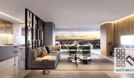 Apartamento 3 Dormitórios (110m²), 1 Suíte, Varanda, 2 Vagas. Próximo da estação Brooklin do metrô