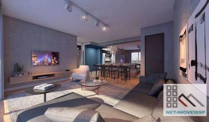 Apartamento 2 Dormitórios (68,4m²), 1 Suíte, Terraço, 1 Vaga.  Próximo da estação Campo Belo