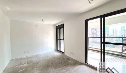 Apartamento 1 Dormitório (40,56m²), Varanda, 1 Vaga. A 100 metros da estação Brooklin do metrô