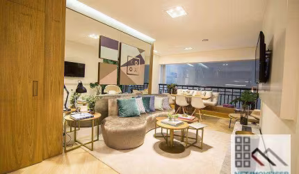Apartamento 4 Dormitórios (128,80m²), 3 Suítes, 2 a 4 Vagas. Próximo dos Shoppings Jardim Sul e Morumbi Town