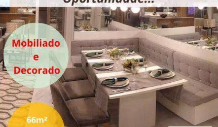 Apartamento 1 Dormitório (66m²), 1 Suíte, Mobiliado, 1 Vaga, Terraço. Próximo da estação Paraiso do metrô