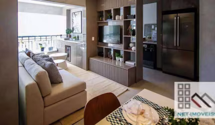 Loft 2 Dormitórios (58m²), 1 Suíte, Terraço, 1 Vaga. Próximo dos Shoppings Jardim Sul e Morumbi Town
