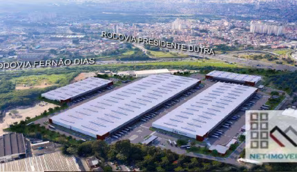 GALPÃO – CENTRO LOGÍSTICO (12.731,51M²). LOCALIZAÇÃO ESTRATÉGICA DAS RODOVIAS FERNÃO DIAS COM A PRESIDENTE DUTRA
