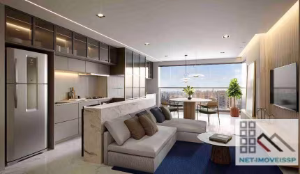 APARTAMENTO 2 DORMITÓRIOS (77m²), 2 SUÍTES, TERRAÇO, 1 VAGA. ENTRE AS ESTAÇÕES BROOKLIN E CAMPO BELO