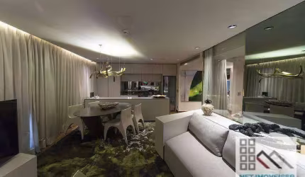 APARTAMENTO 1 DORMITÓRIO (53,75m²), 1 SUÍTE, VARANDA, 1 VAGA. PRÓXIMO DOS SHOPPINGS VILA OLÍMPIA E JK IGUATEMI